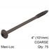 KREG Hd Protec-kote Pocket-hole Screws - 101mm / 4.00', Coarse-thread